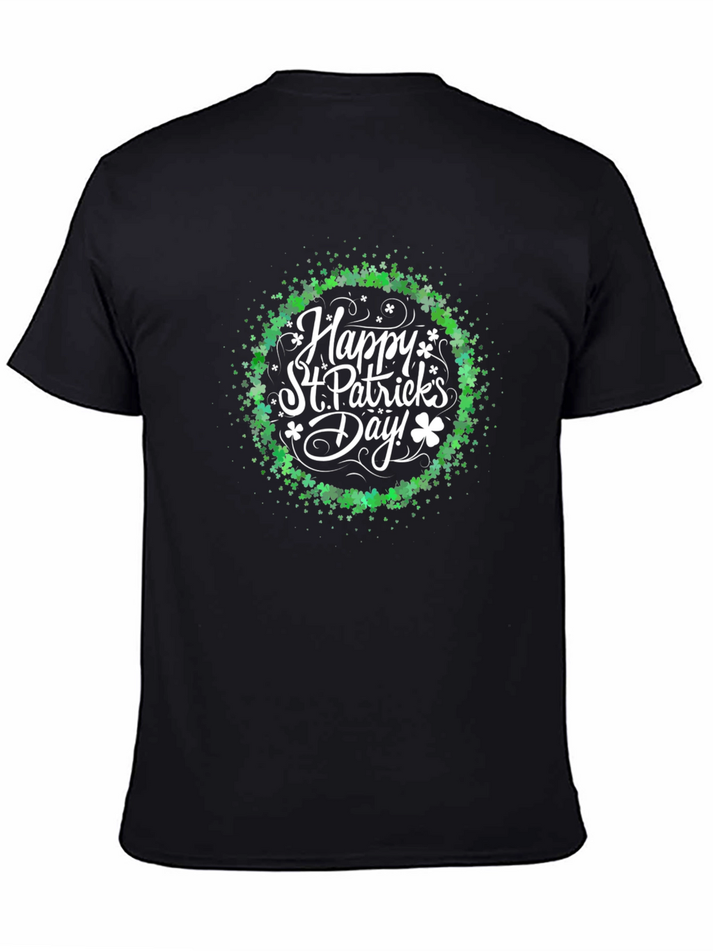 Happy St. Patricks Day Graphic Tee - Black