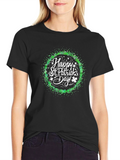 Happy St. Patricks Day Graphic Tee - Black