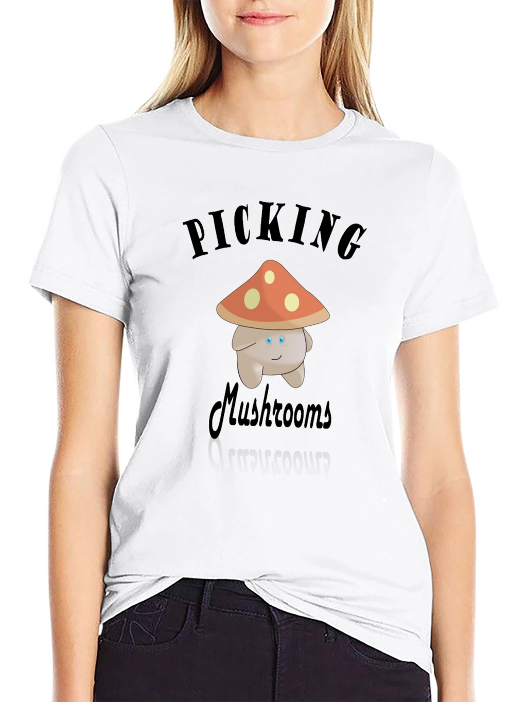 Mushroom Picking Graphic T-Shirt