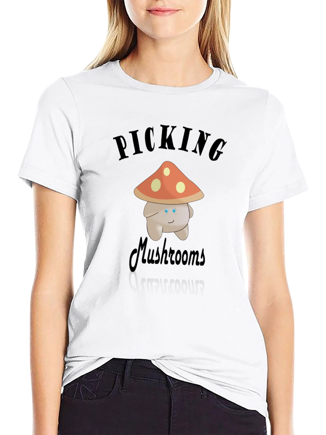 Mushroom Picking Graphic T-Shirt