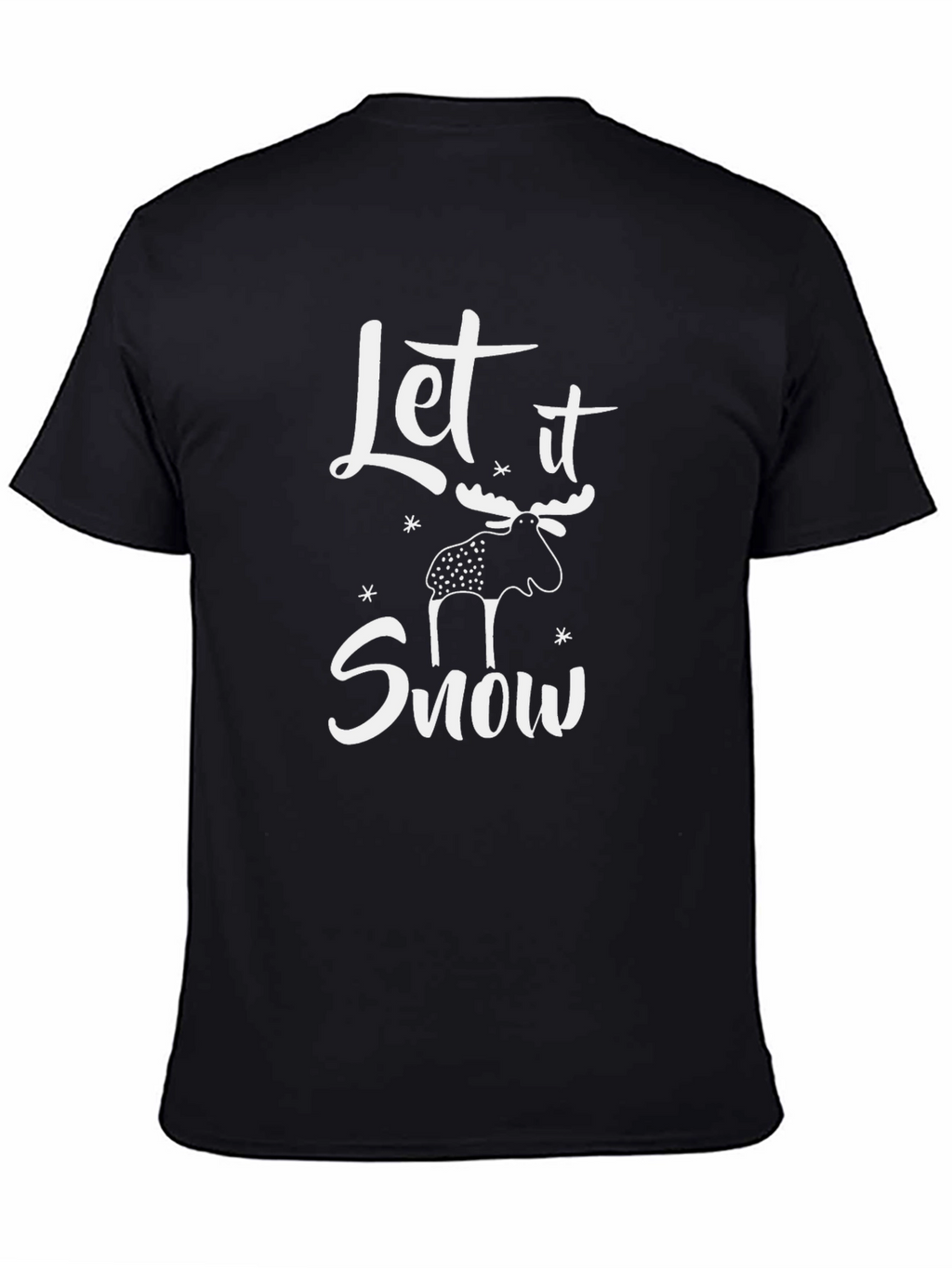 Let it Snow Moose Graphic T-Shirt