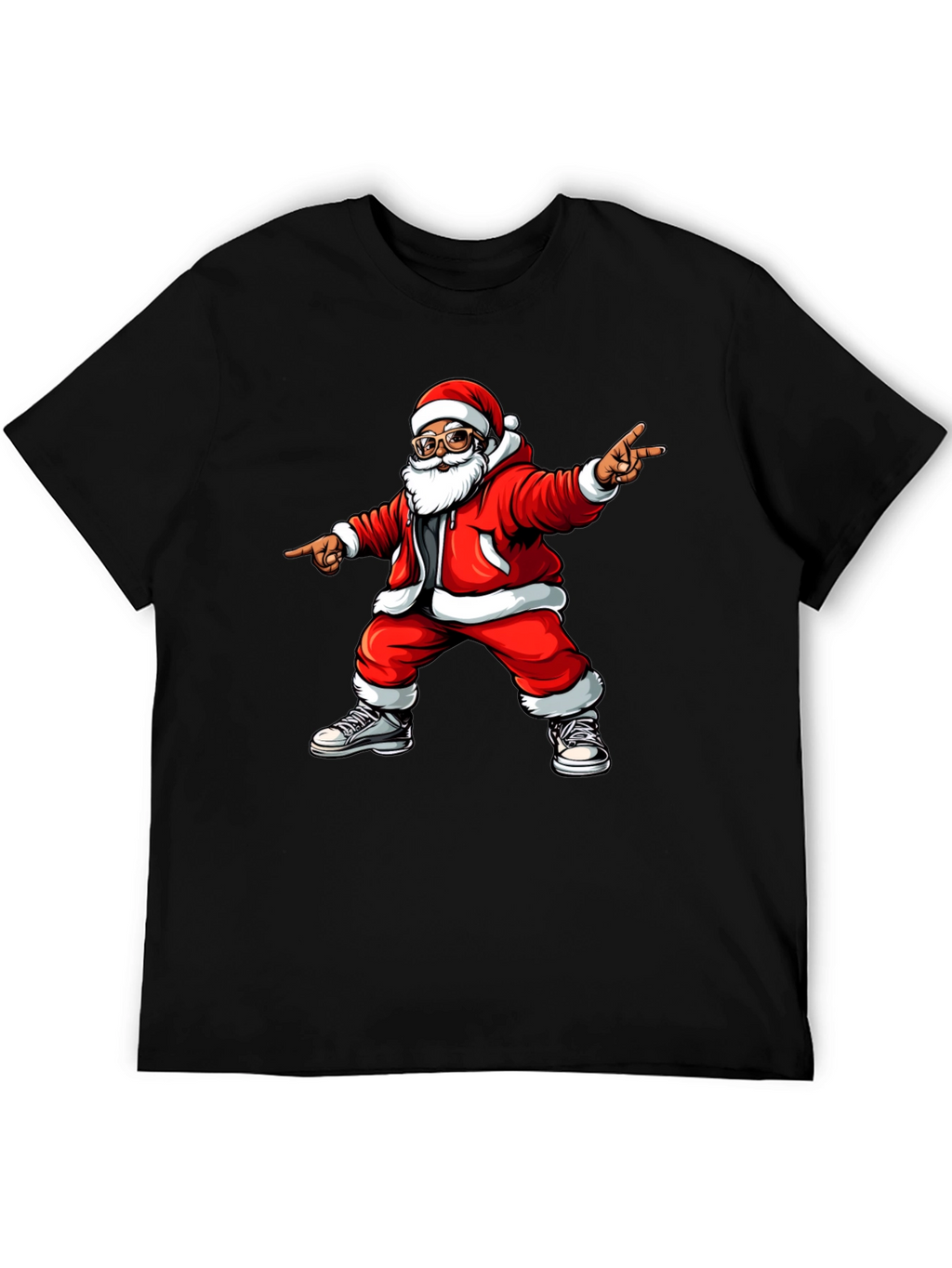 Santa Claus Graphic Tee - Holiday Cheer T-Shirt