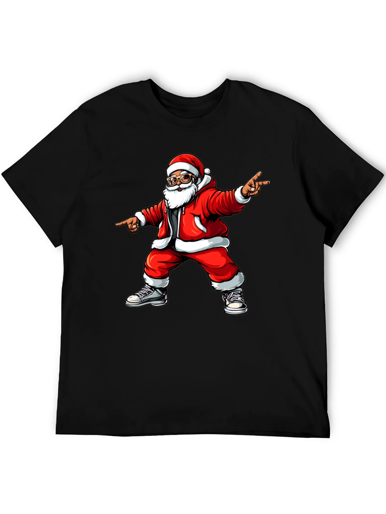 Santa Claus Graphic Tee - Holiday Cheer T-Shirt