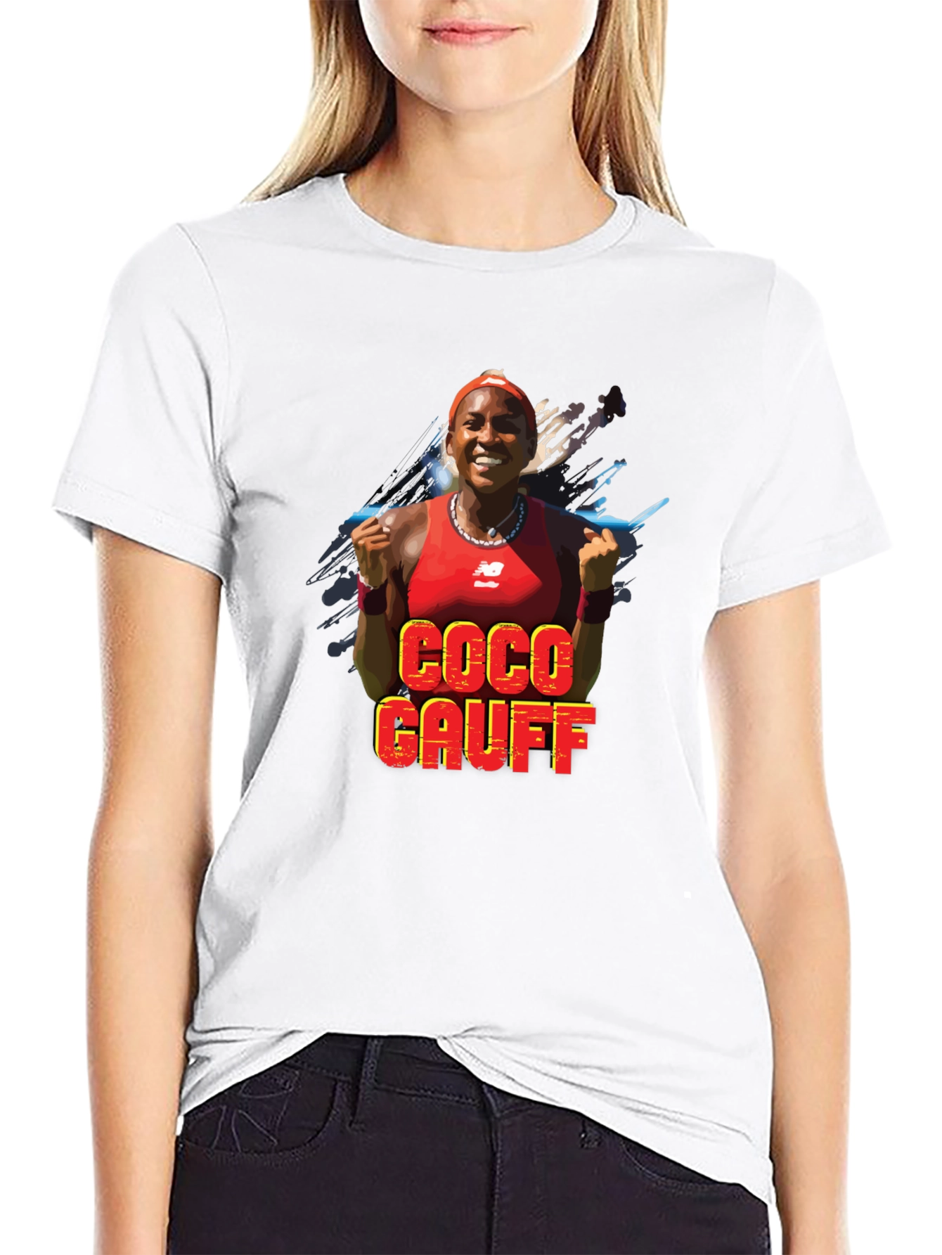 Coco Gauff Graphic T-Shirt - Tennis Fan Apparel