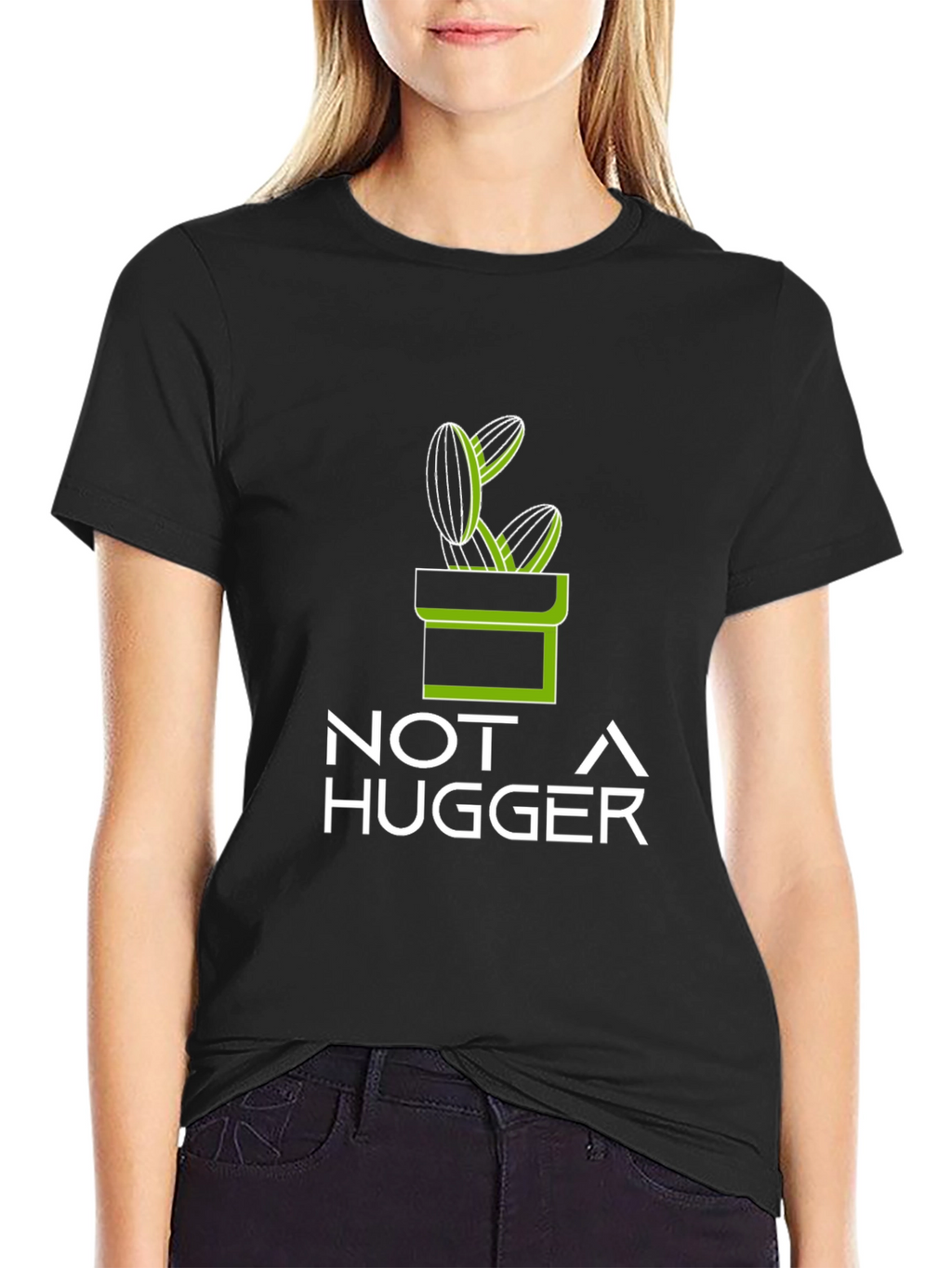 Not a Hugger Cactus T-Shirt