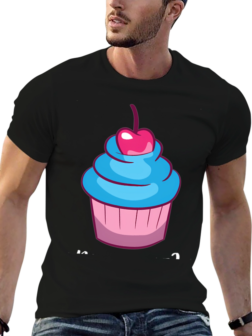 Cupcake Graphic T-Shirt - Sweet Tooth Fashion