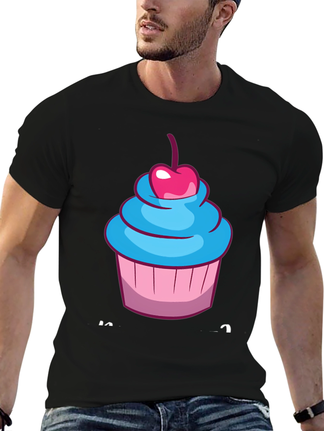 Cupcake Graphic T-Shirt - Sweet Tooth Fashion