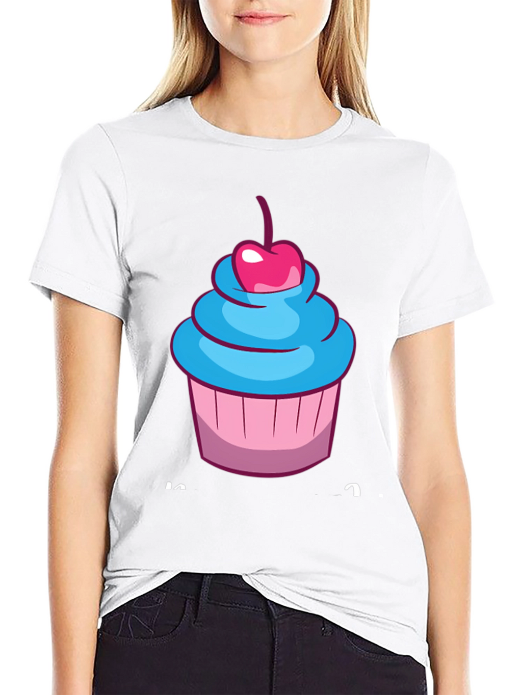 Cupcake Graphic T-Shirt - Sweet Tooth Fashion