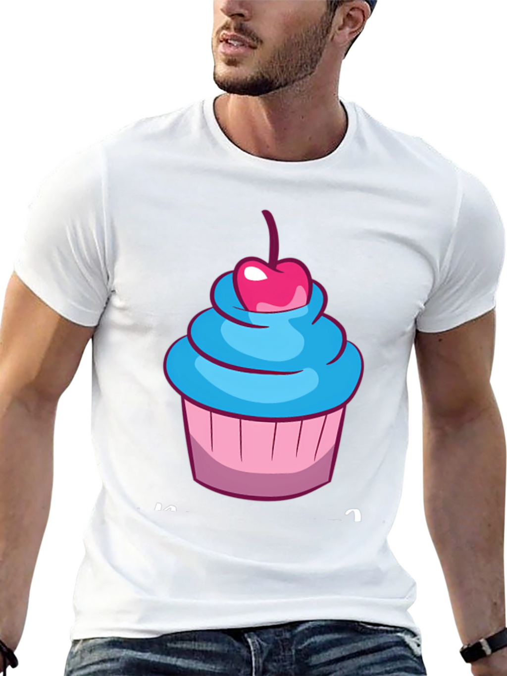 Cupcake Graphic T-Shirt - Sweet Tooth Fashion