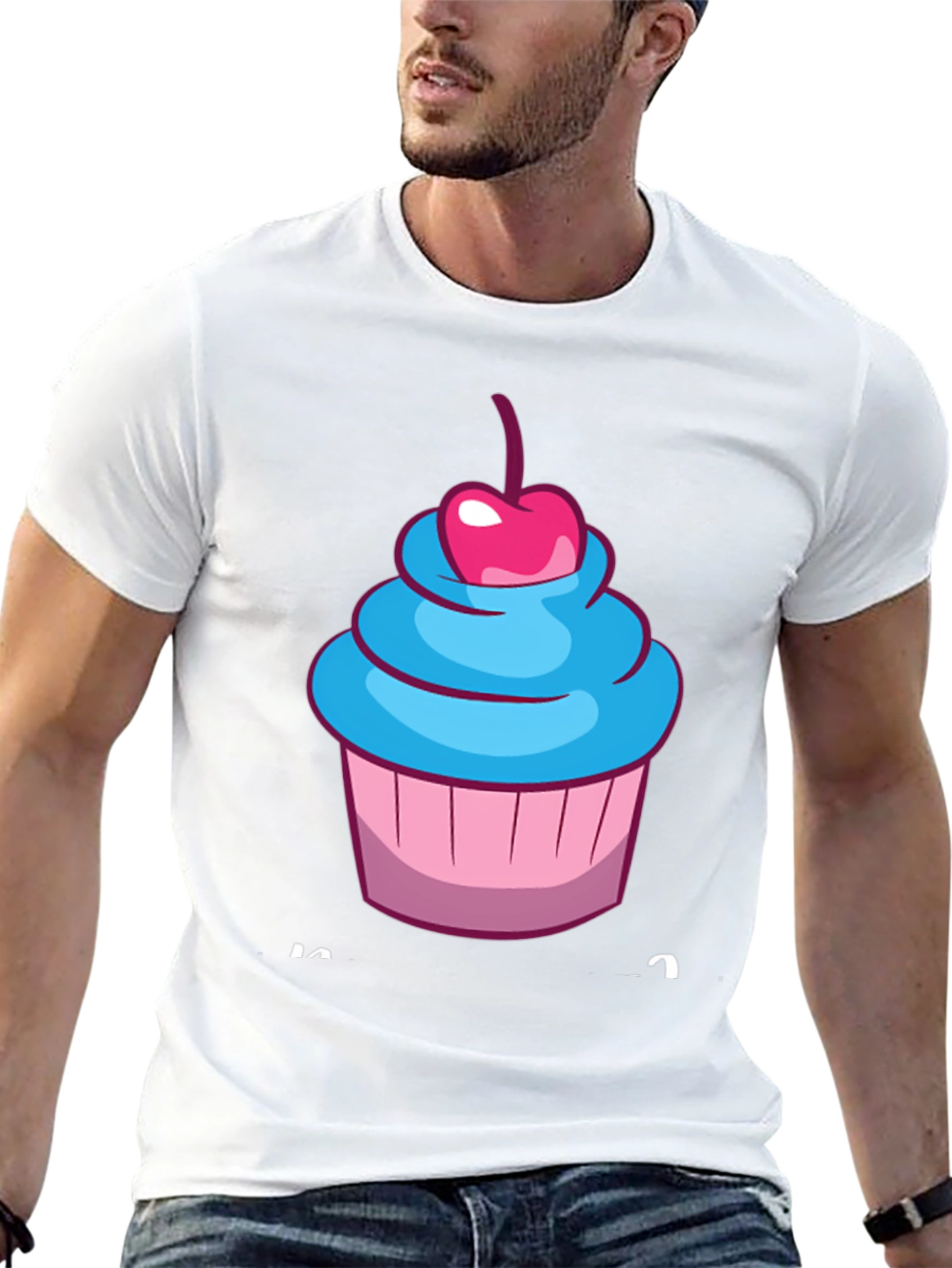 Cupcake Graphic T-Shirt - Sweet Tooth Fashion