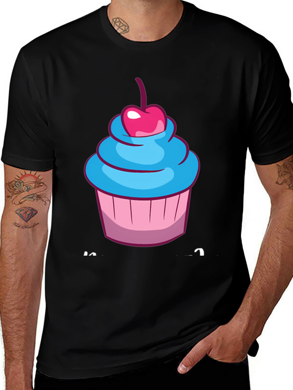 Cupcake Graphic T-Shirt - Sweet Tooth Fashion