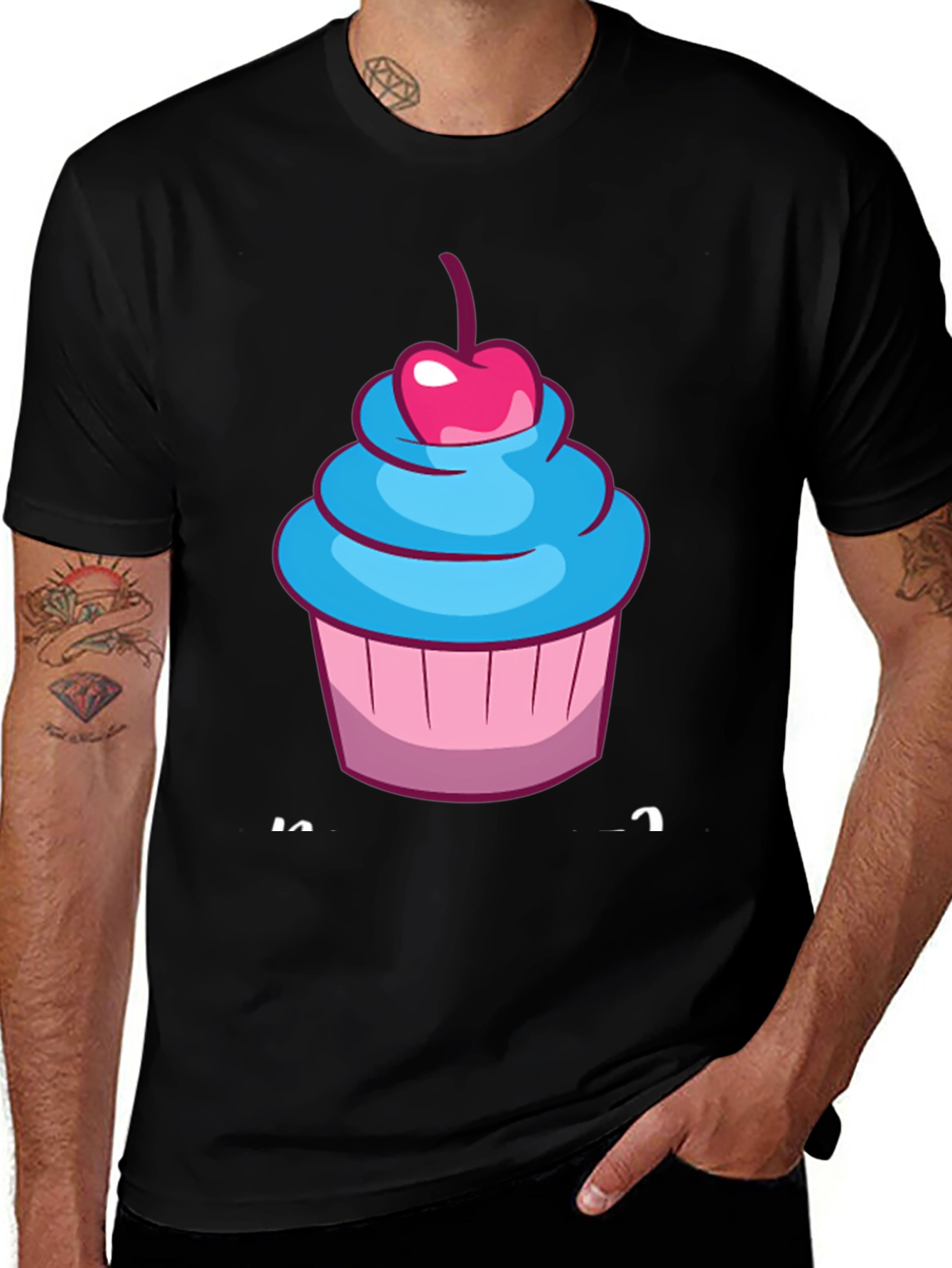 Cupcake Graphic T-Shirt - Sweet Tooth Fashion