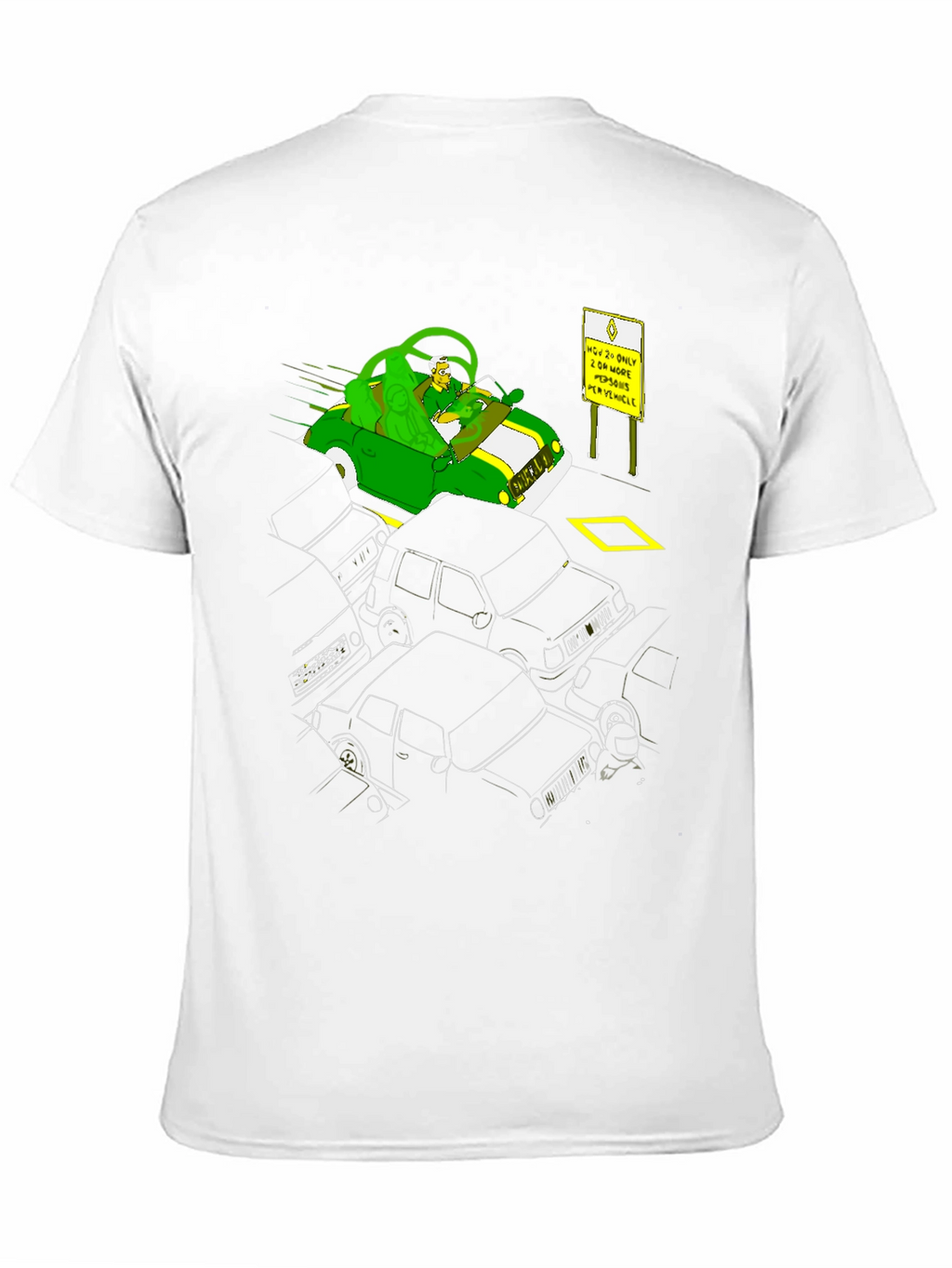 Cartoon Carpool Tee