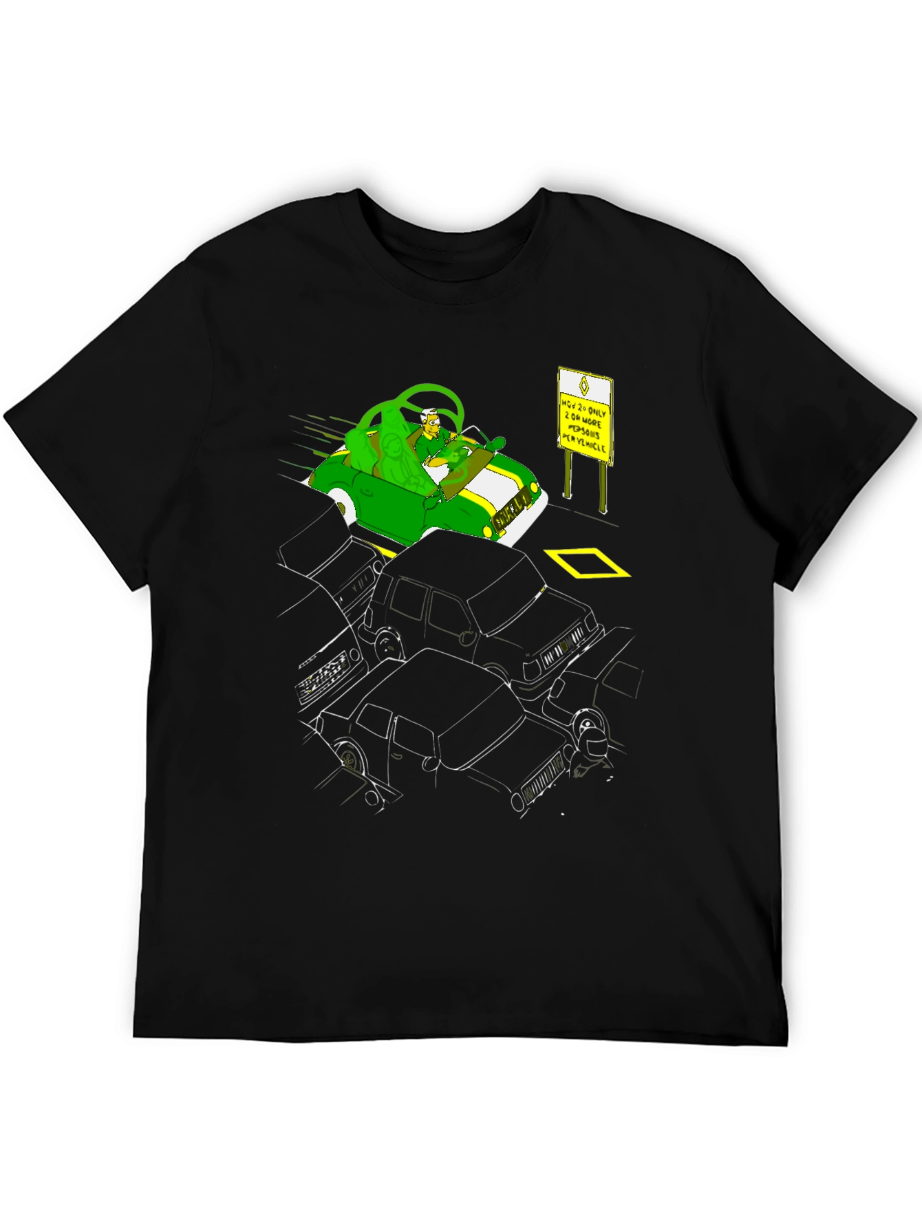 Cartoon Carpool Tee