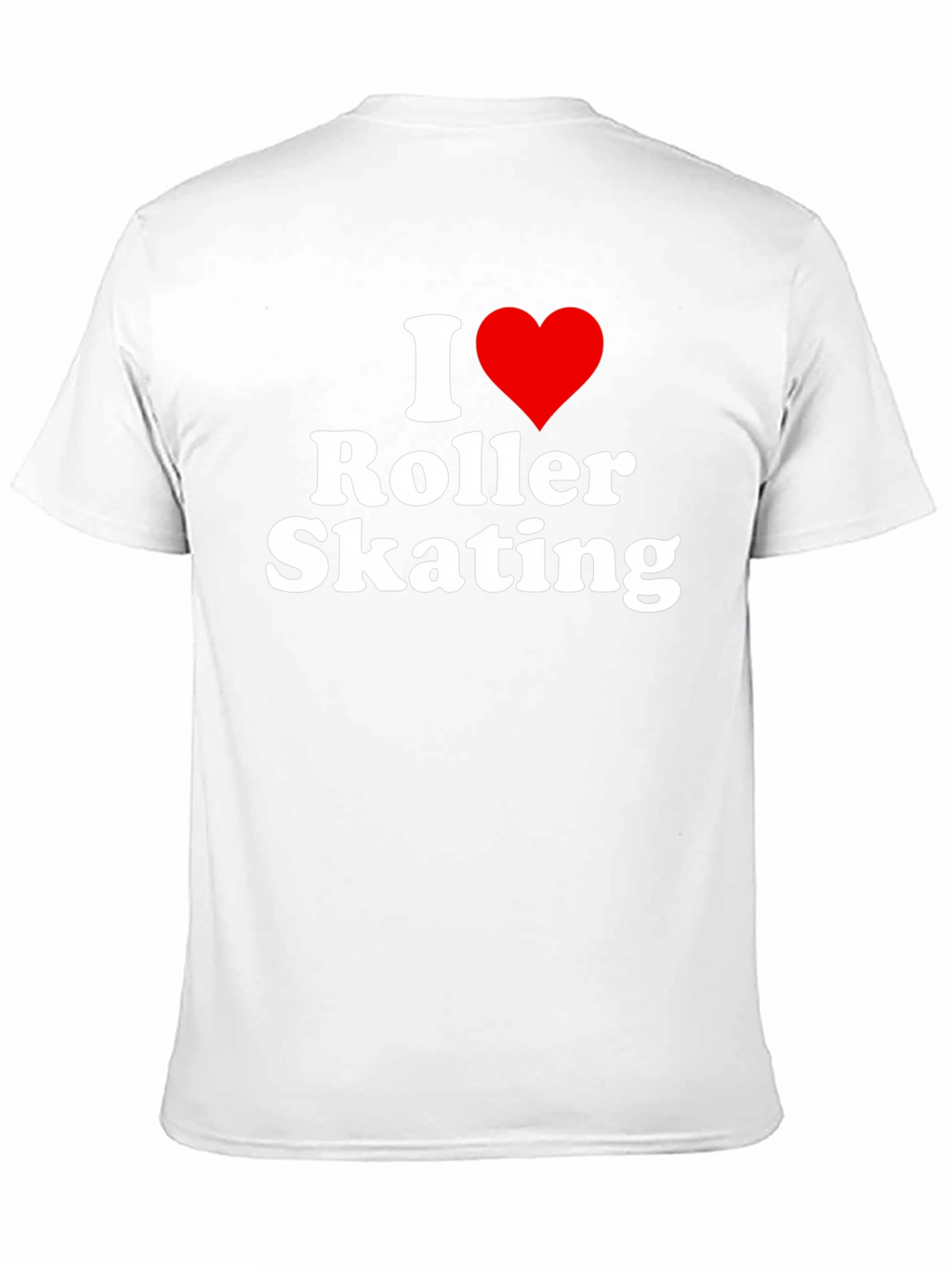 I Heart Roller Skating Black T-Shirt