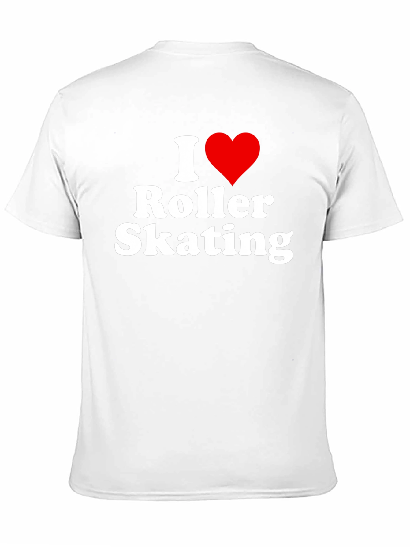 I Heart Roller Skating Black T-Shirt