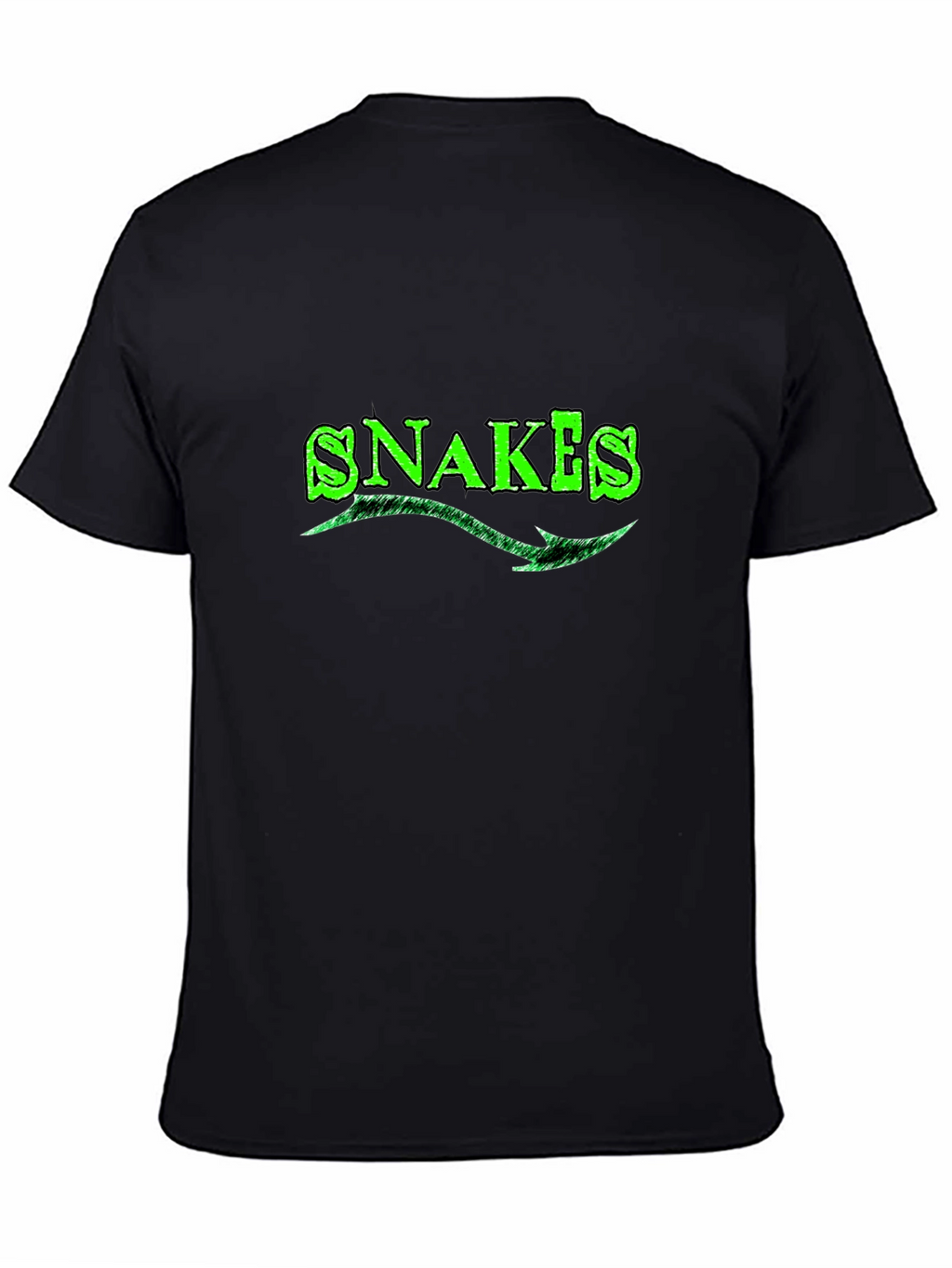Snakes Green Graphic T-Shirt - Cool Design
