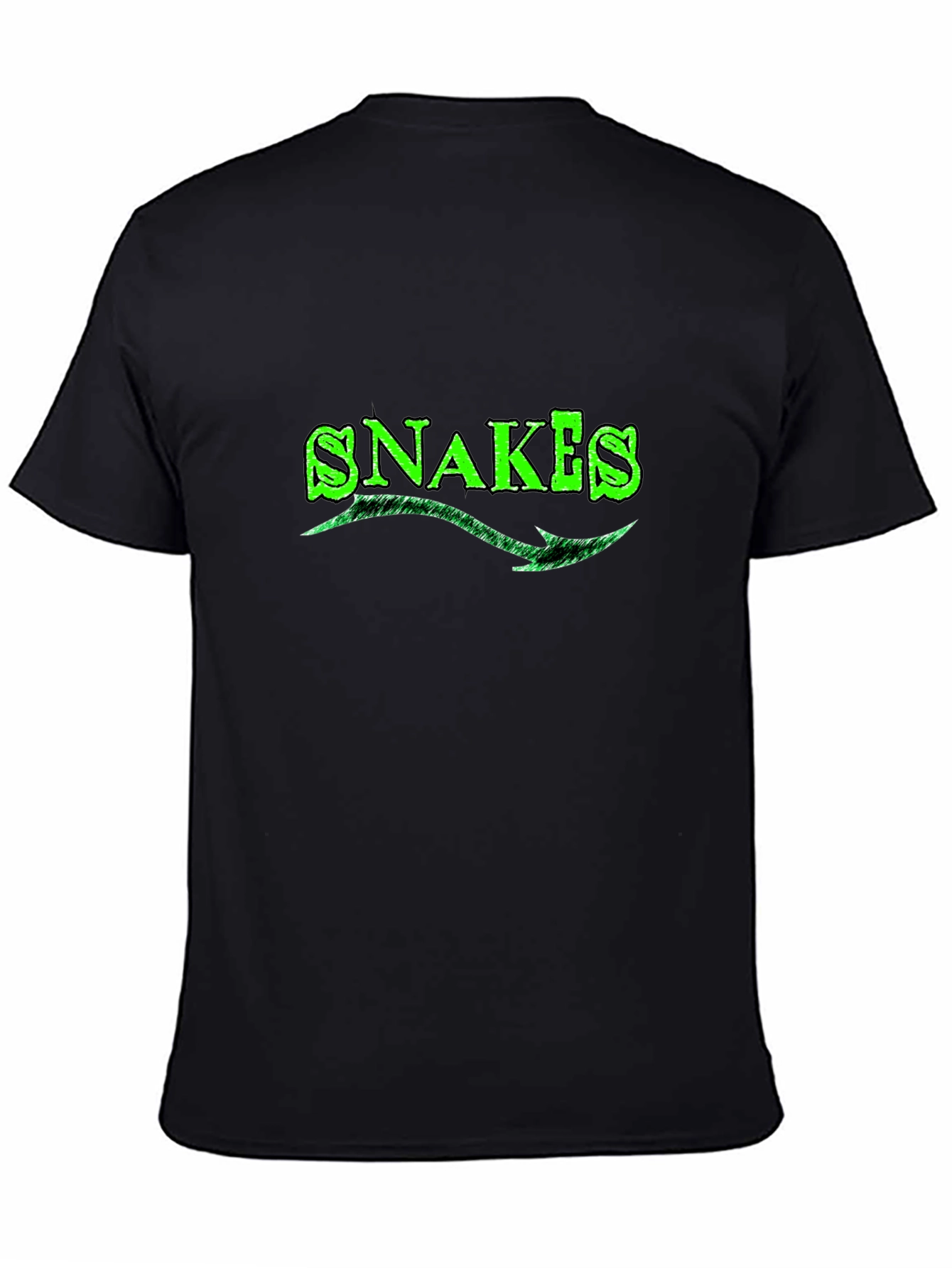 Snakes Green Graphic T-Shirt - Cool Design