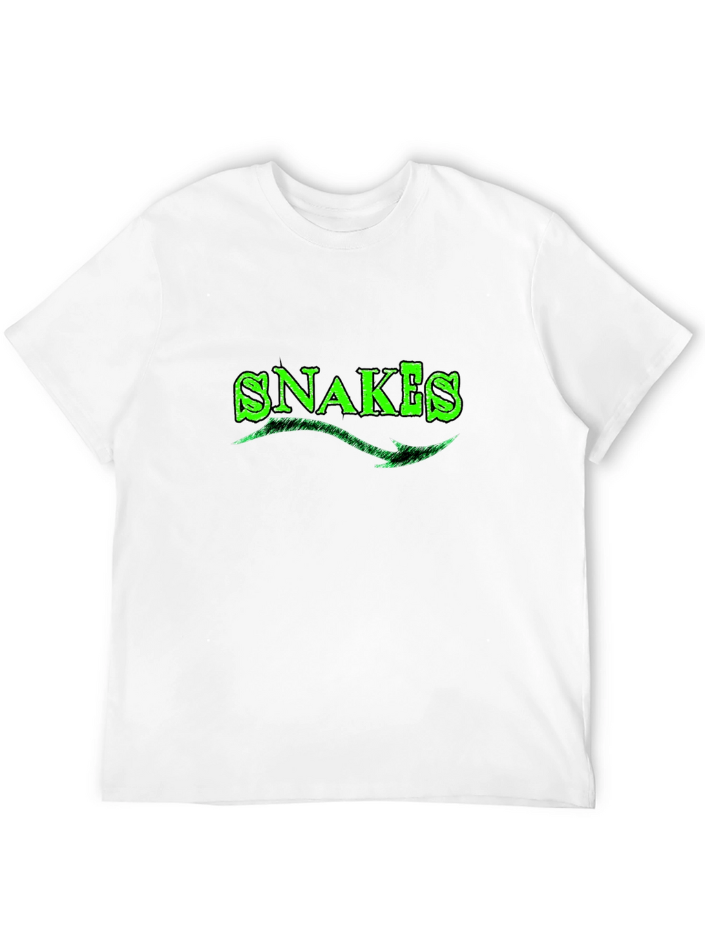 Snakes Green Graphic T-Shirt - Cool Design