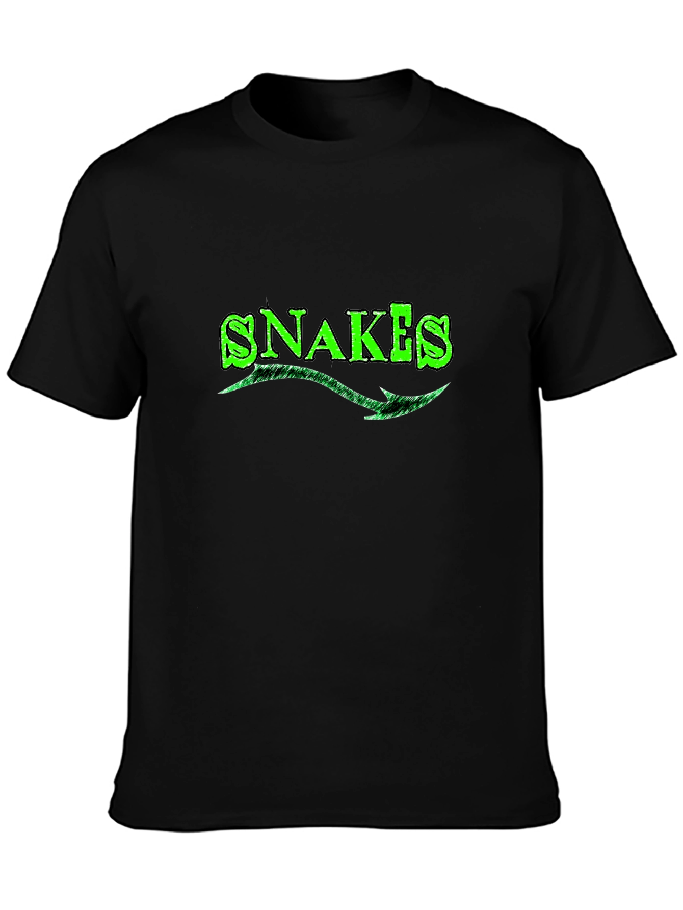 Snakes Green Graphic T-Shirt - Cool Design