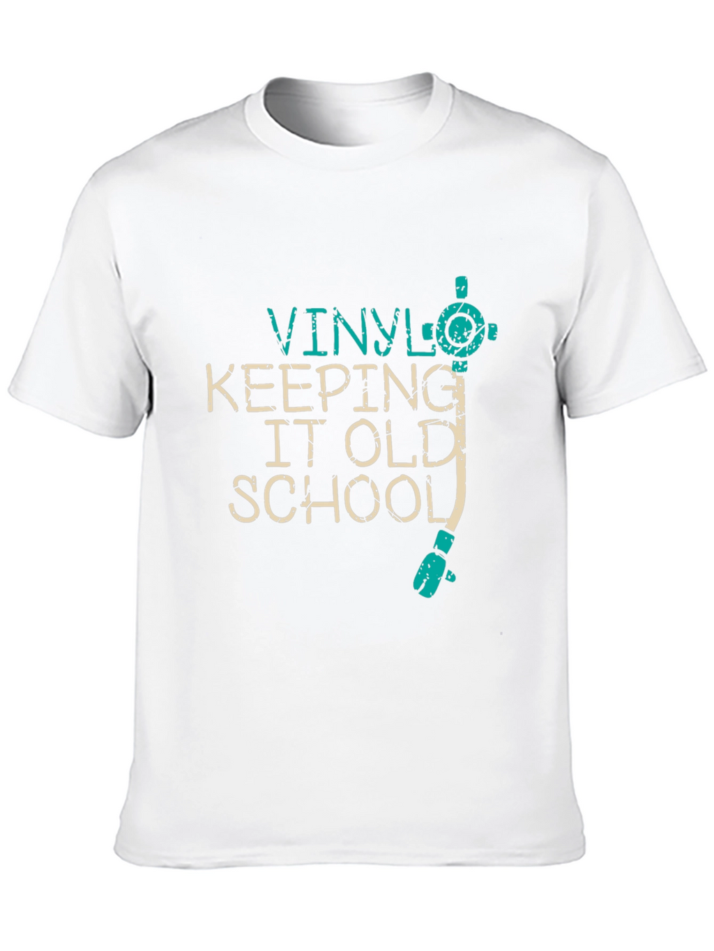 Vinyl Keeping It Old School Black T-Shirt