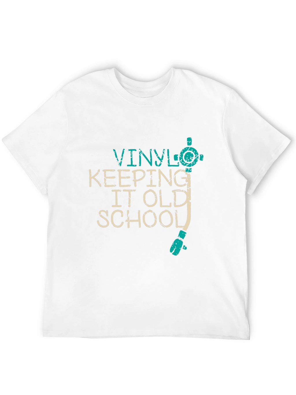 Vinyl Keeping It Old School Black T-Shirt