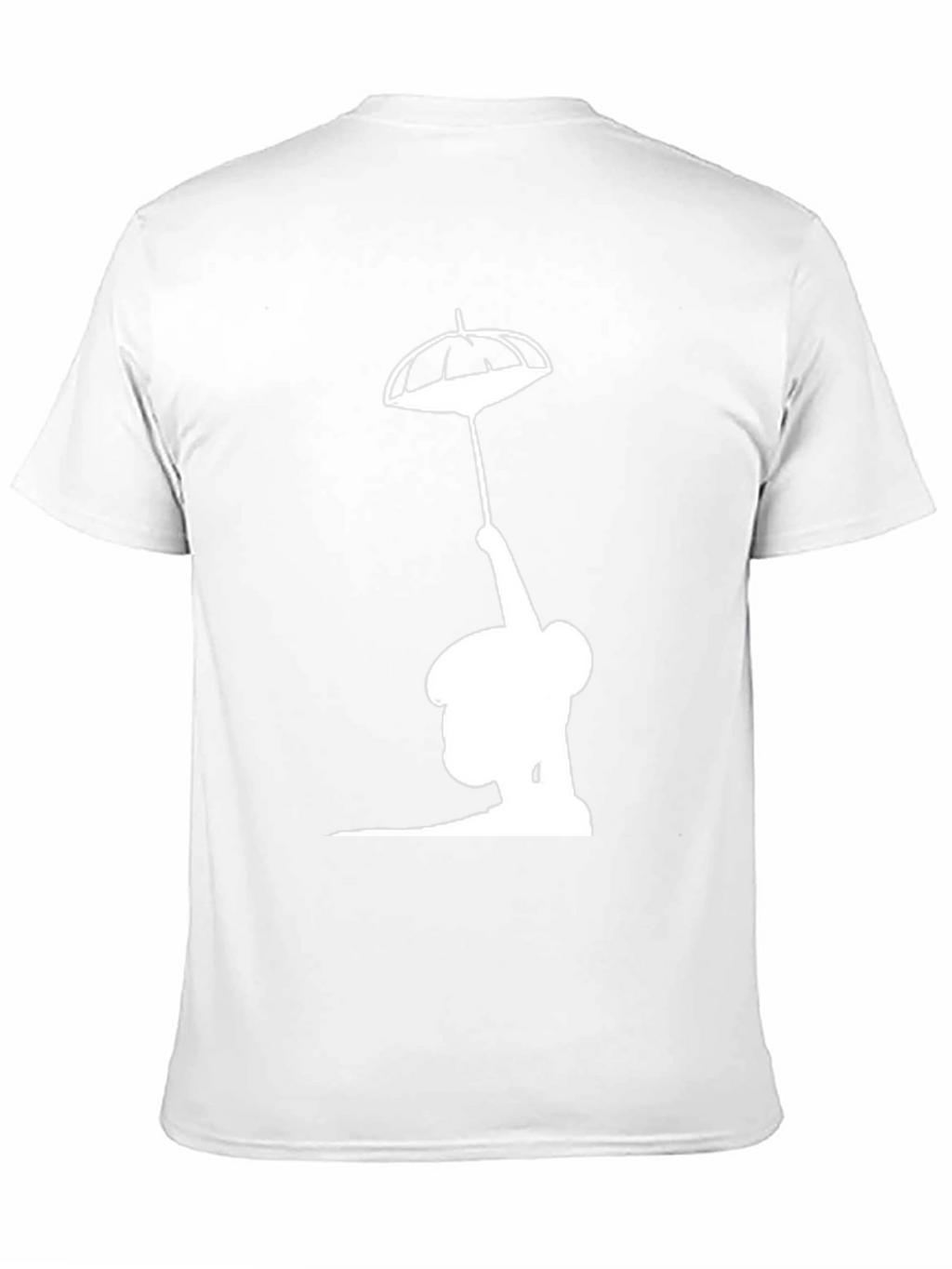 Silhouette Umbrella T-Shirt - Black