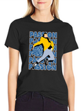 Passion Graphic T-Shirt - Stylish Black Tee