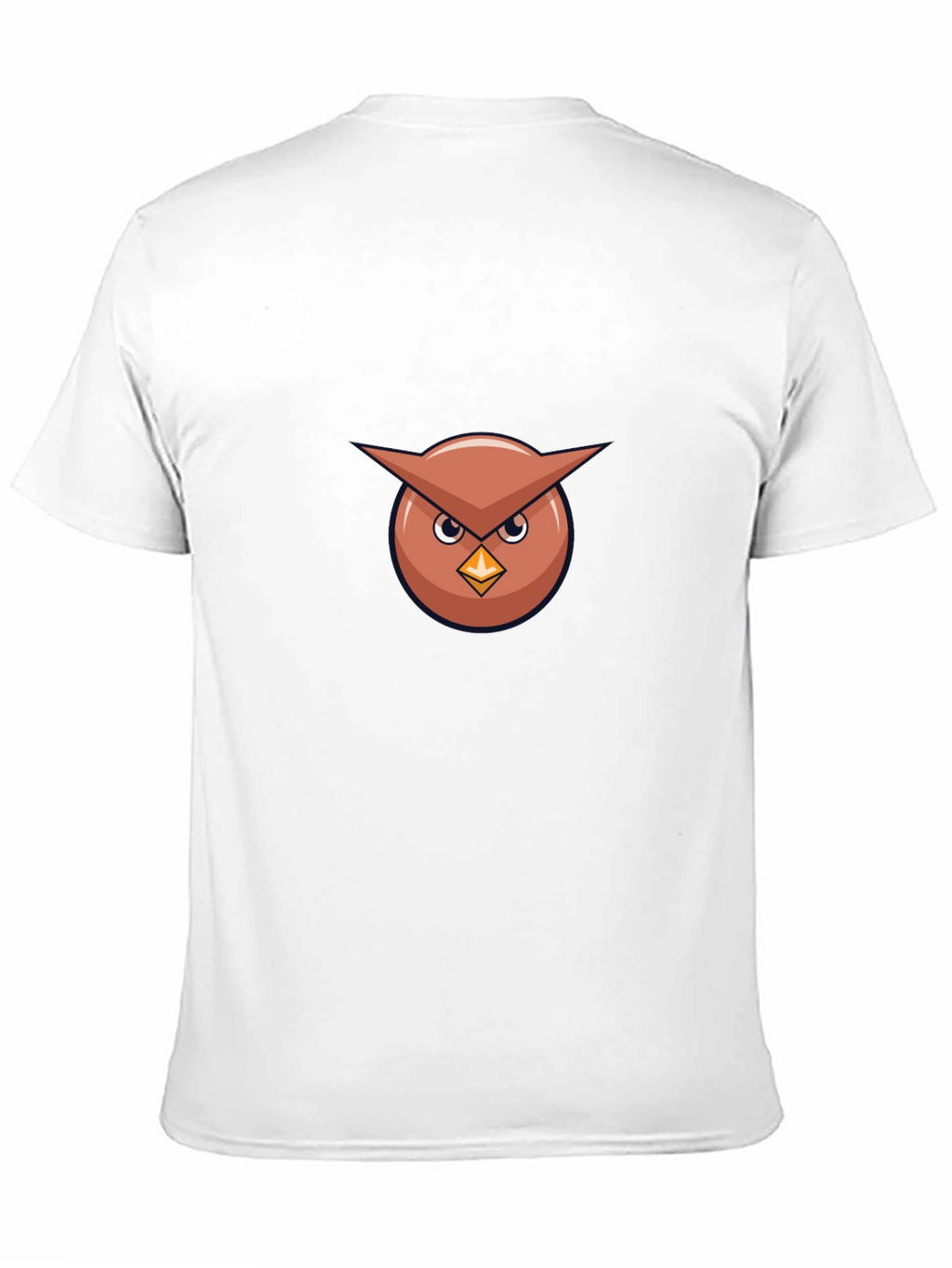 Cool Owl Graphic Tee - Black Cotton Blend
