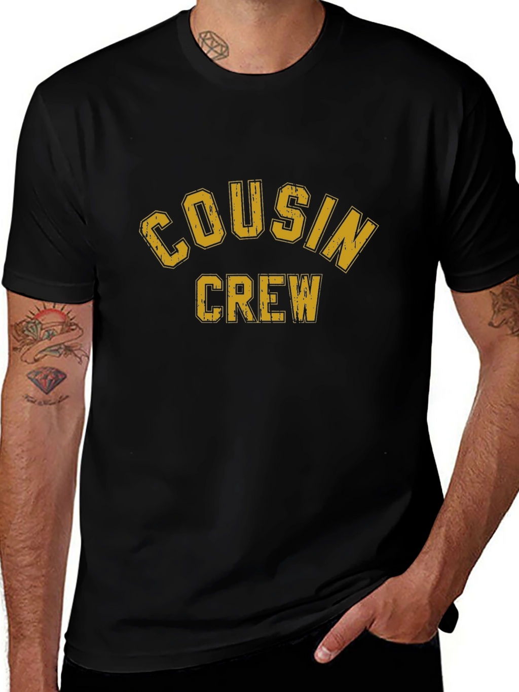 Cousin Crew Black T-Shirt