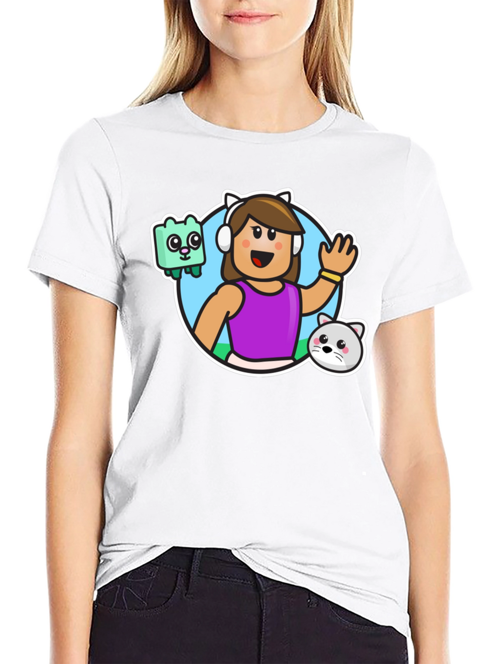 Gaming Avatar Black T-Shirt