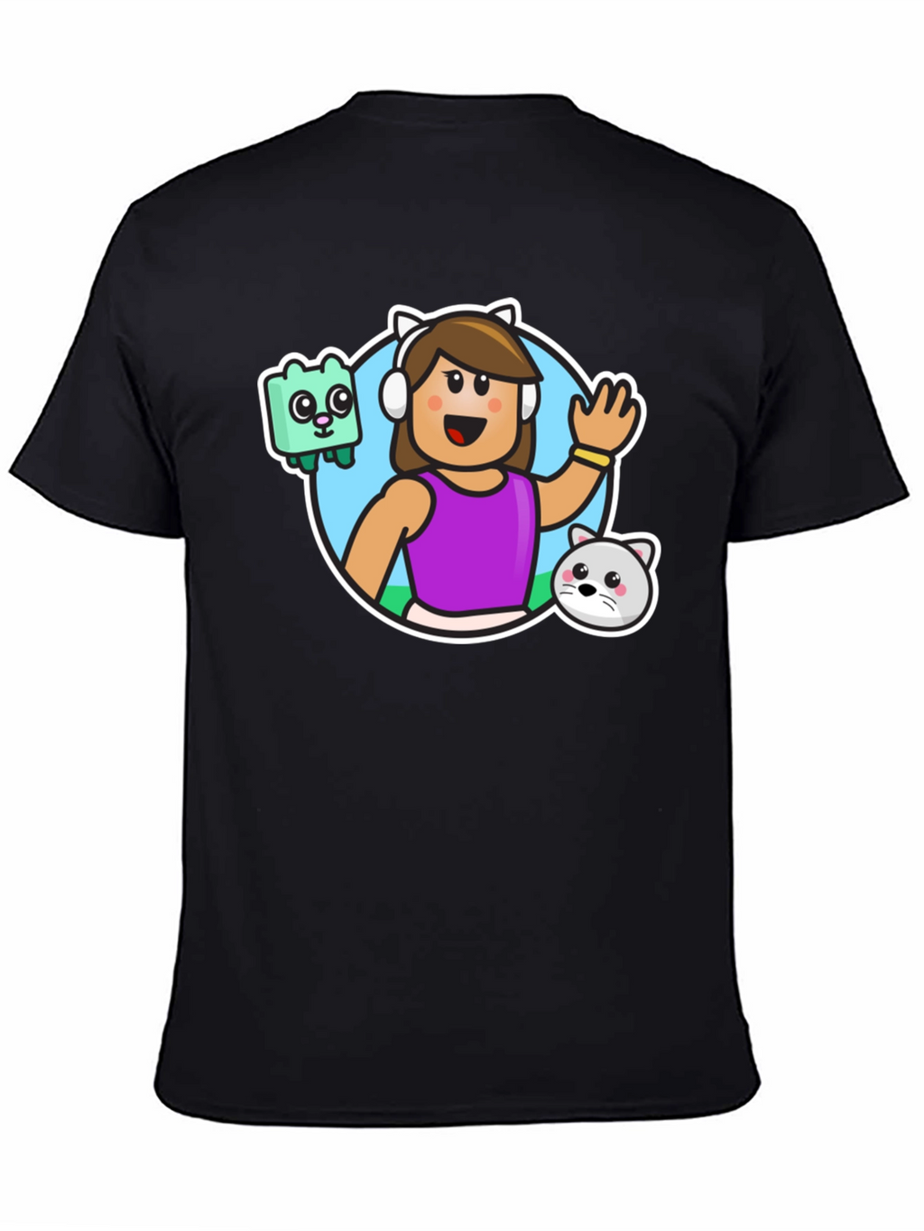 Gaming Avatar Black T-Shirt
