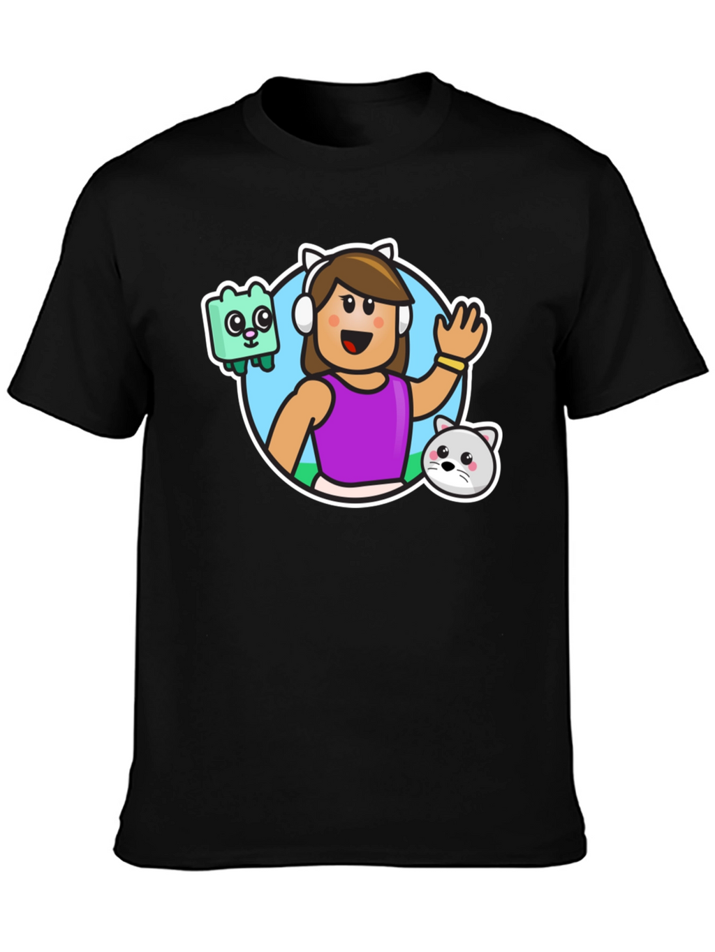 Gaming Avatar Black T-Shirt