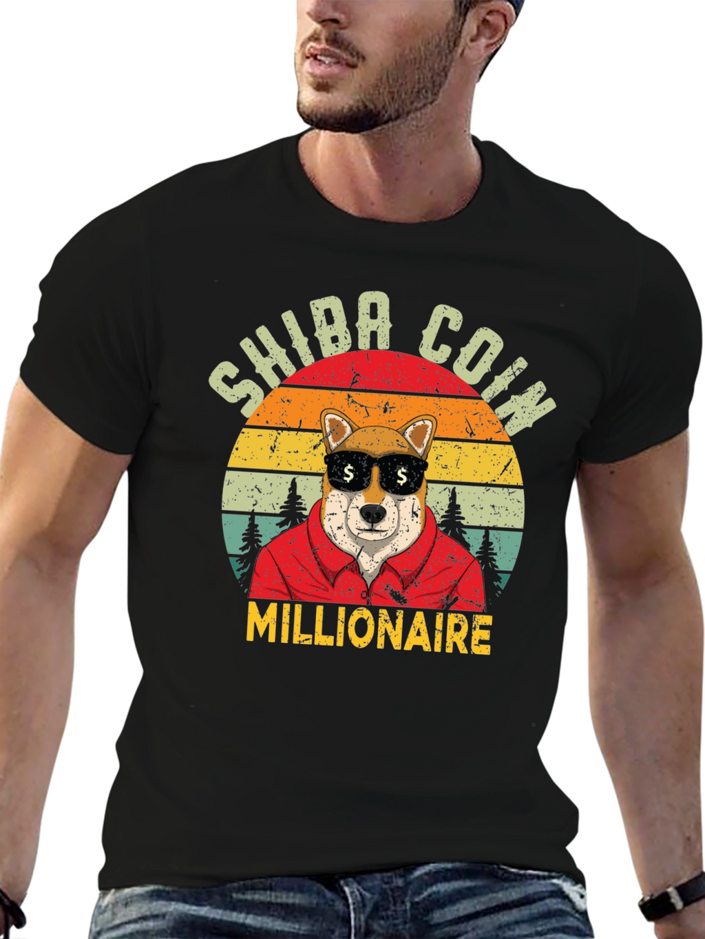Shiba Coin Millionaire T-Shirt - Crypto Doge