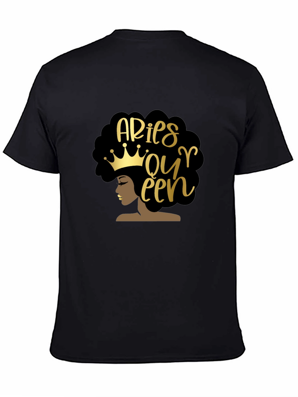 Aries Queen Black Graphic Tee