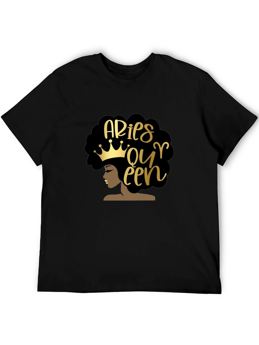 Aries Queen Black Graphic Tee