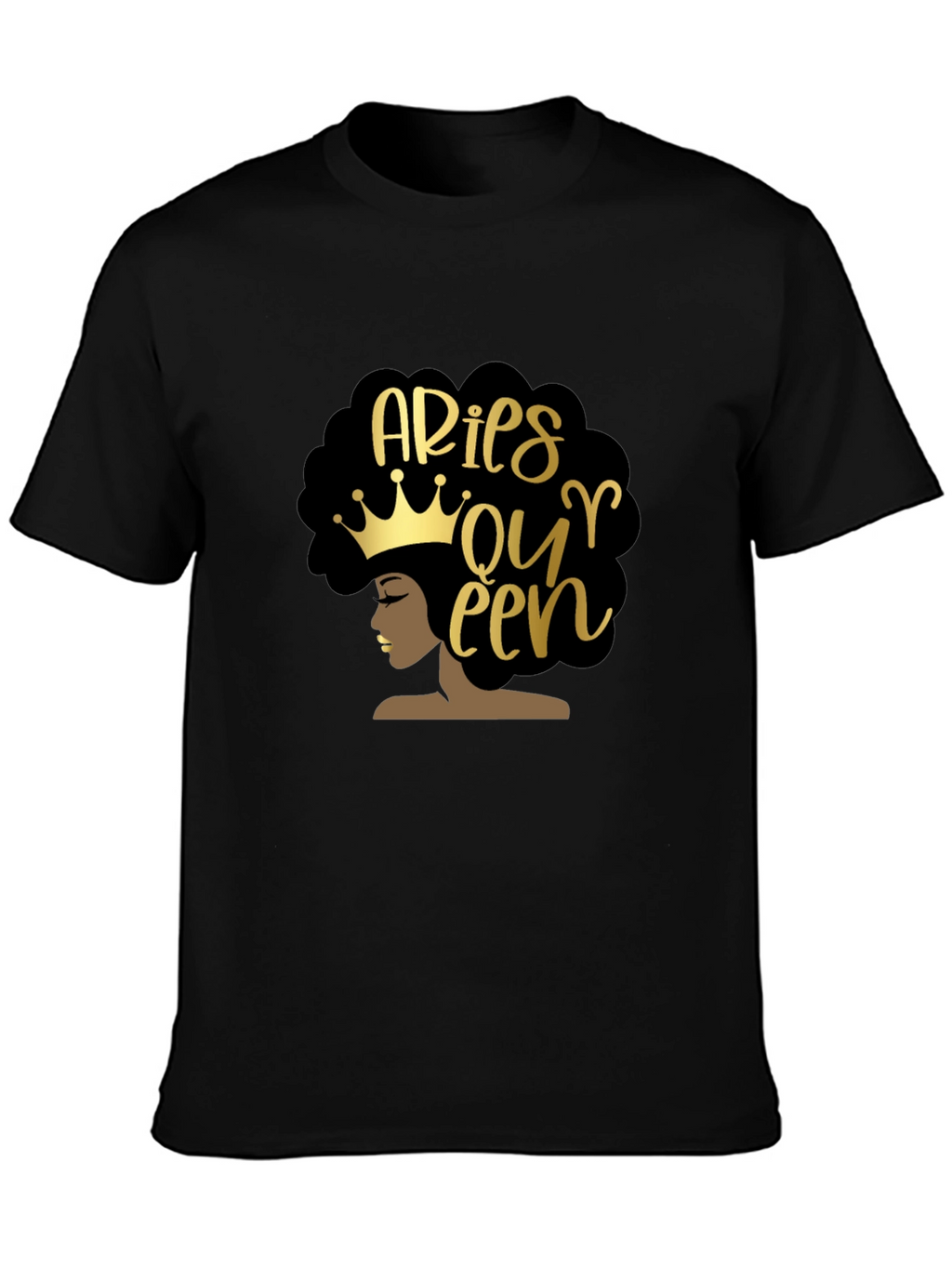 Aries Queen Black Graphic Tee