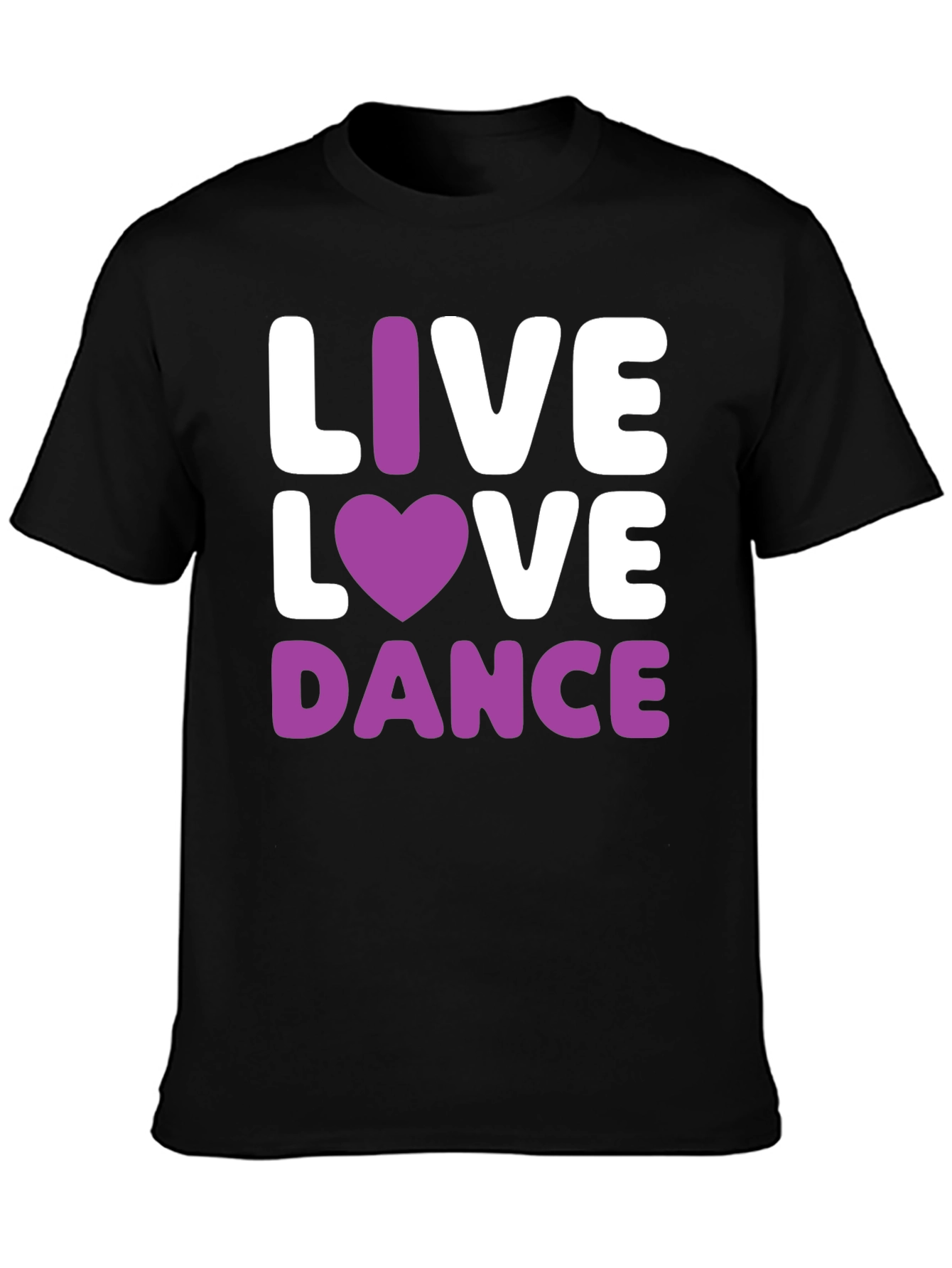 Live Love Dance T-Shirt - Black
