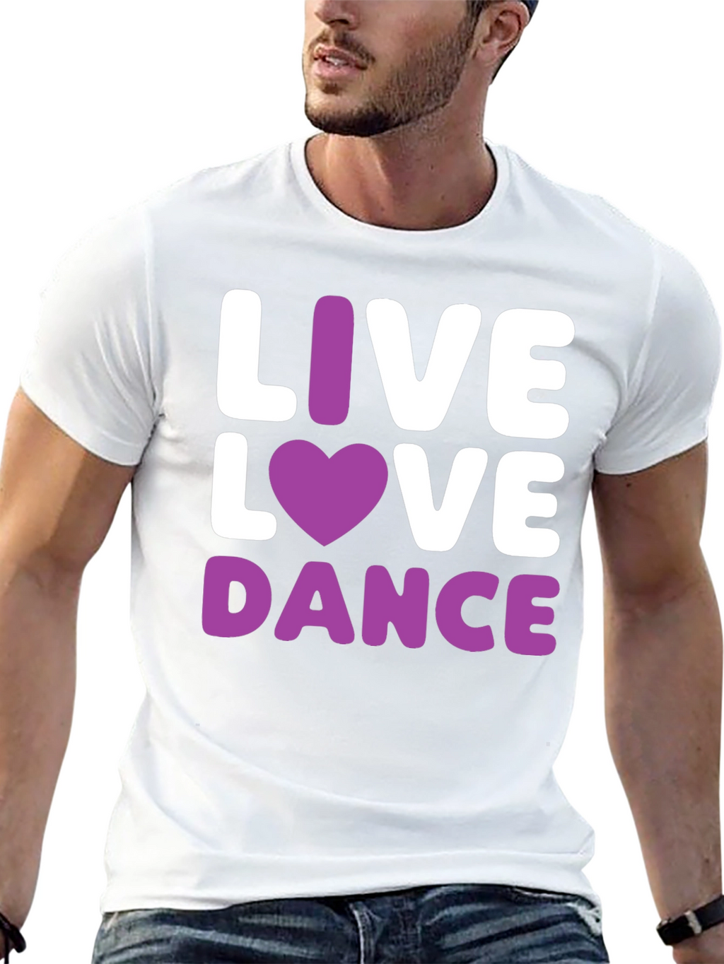 Live Love Dance T-Shirt - Black