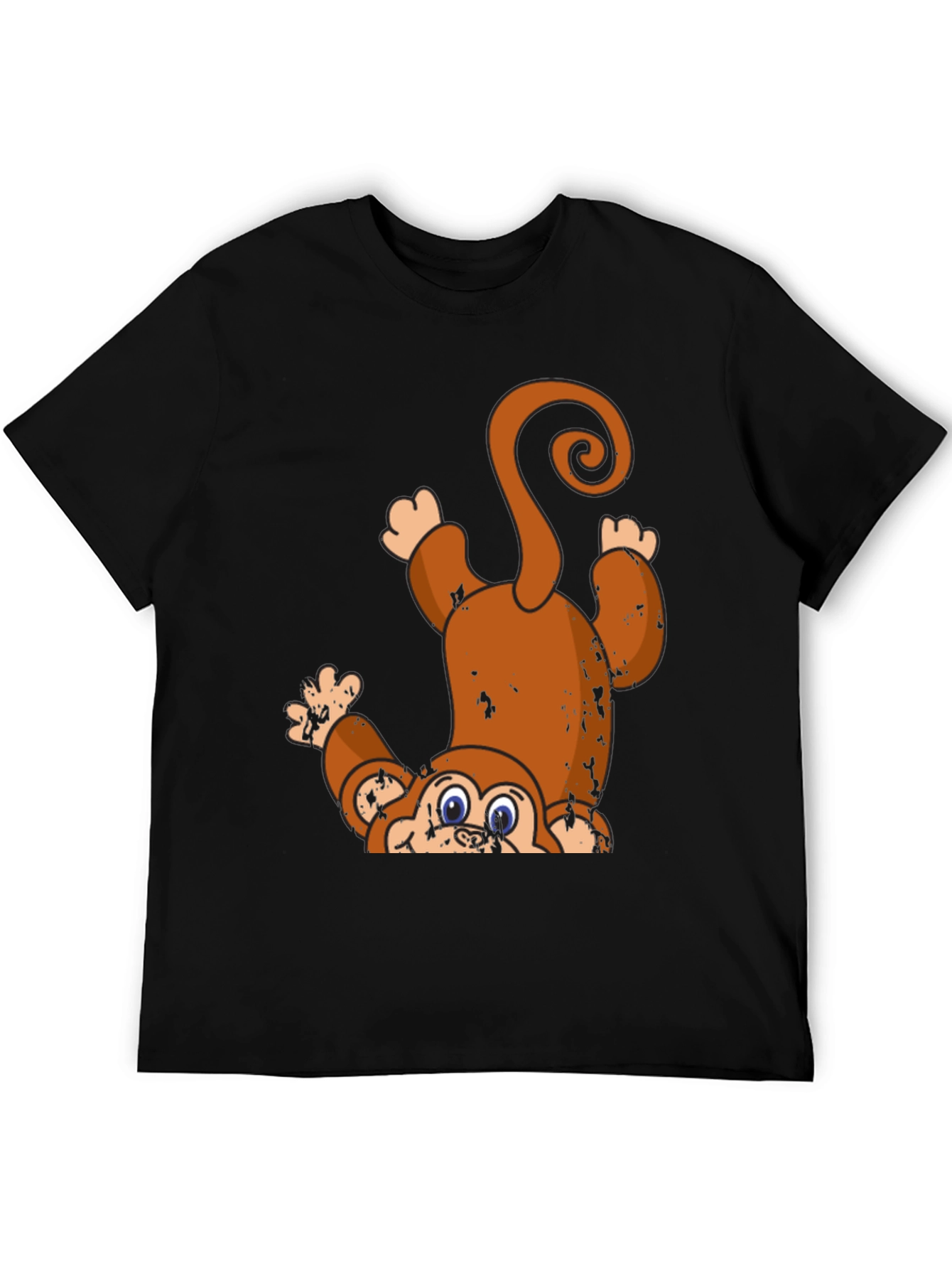 Upside Down Monkey Graphic Tee