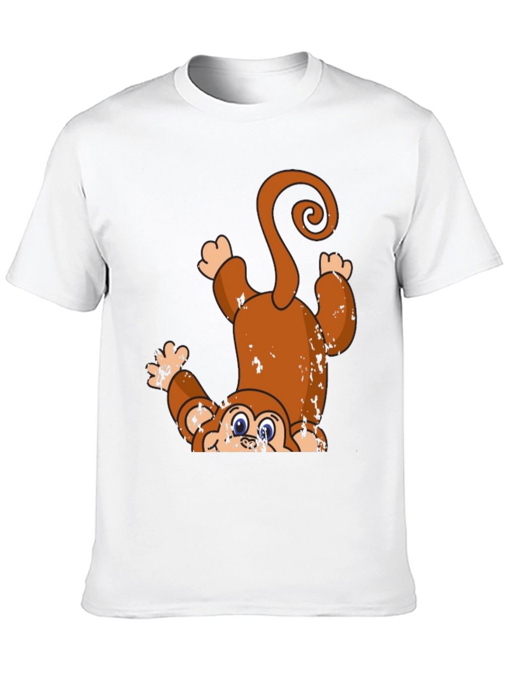 Upside Down Monkey Graphic Tee