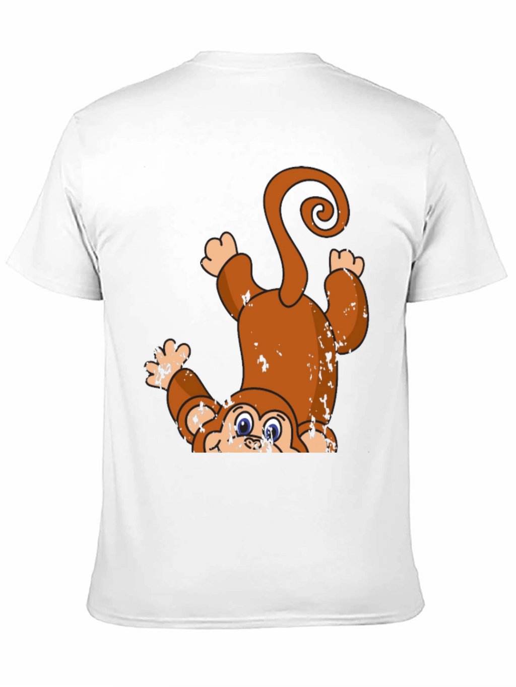 Upside Down Monkey Graphic Tee