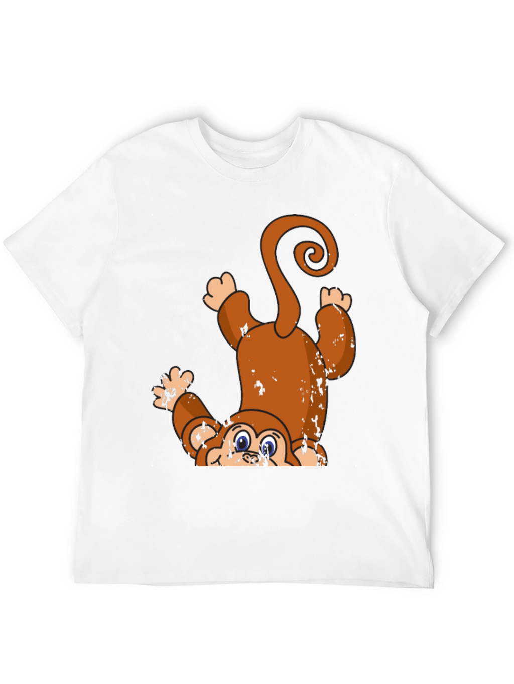 Upside Down Monkey Graphic Tee