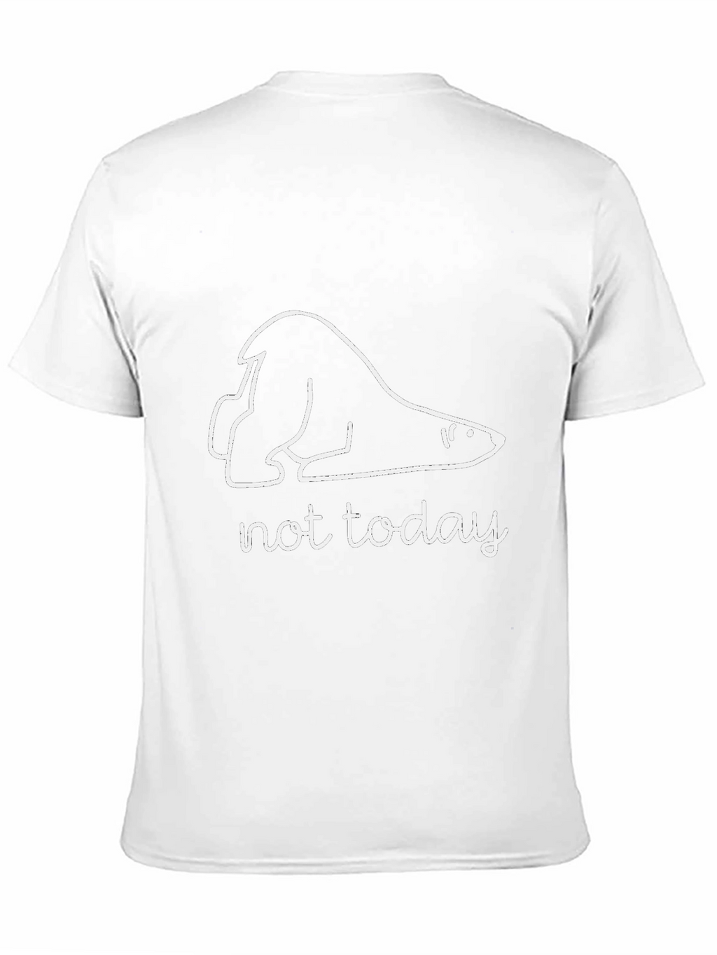 Lazy Polar Bear T-Shirt - Not Today Tee