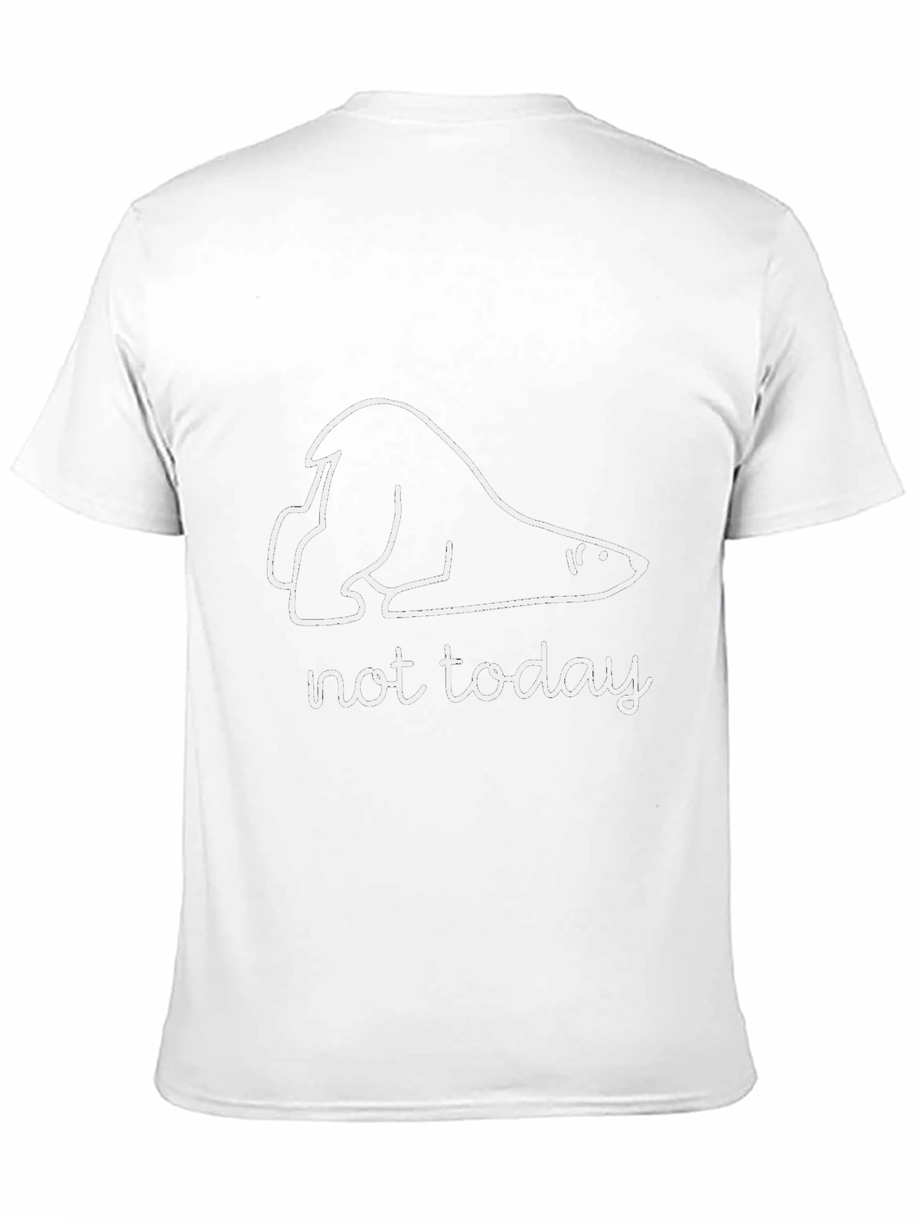 Lazy Polar Bear T-Shirt - Not Today Tee