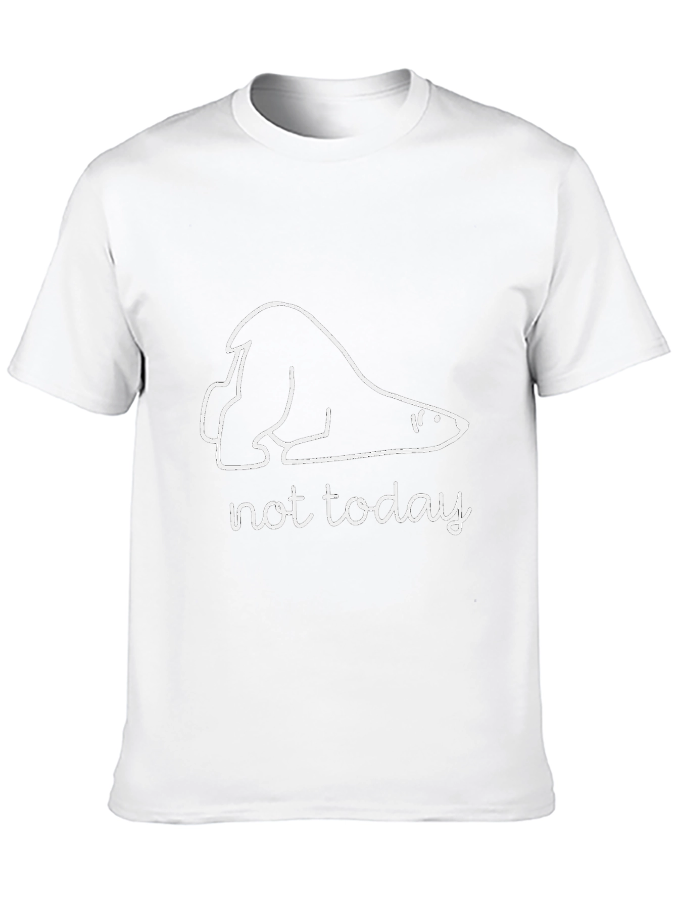 Lazy Polar Bear T-Shirt - Not Today Tee
