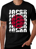 Japan Flag Graphic Tee - Black Unisex T-Shirt