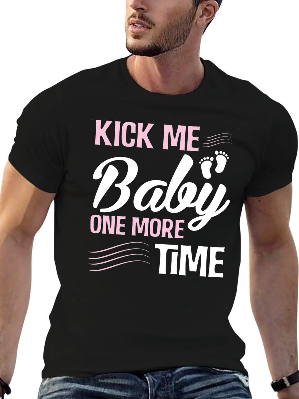 Kick Me Baby One More Time Pregnancy T-Shirt