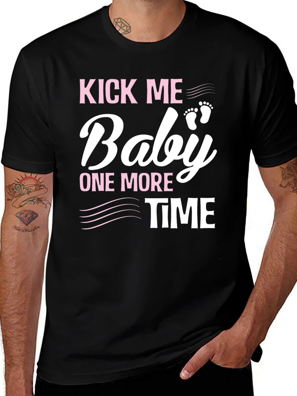 Kick Me Baby One More Time Pregnancy T-Shirt