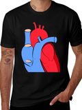 Anatomical Heart Graphic Tee - Cool Medical Shirt